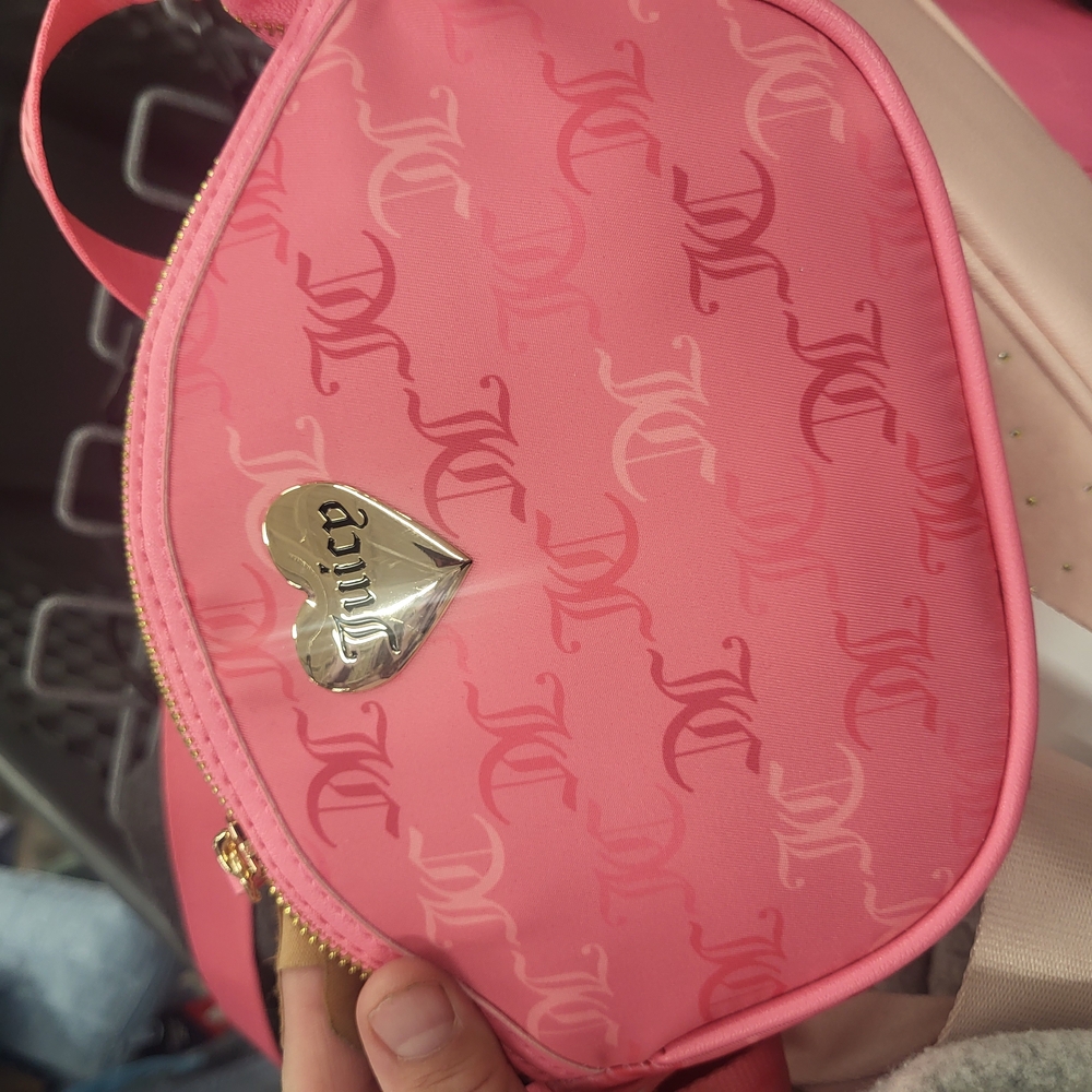 Juicy Couture Pink Quilted Backpack